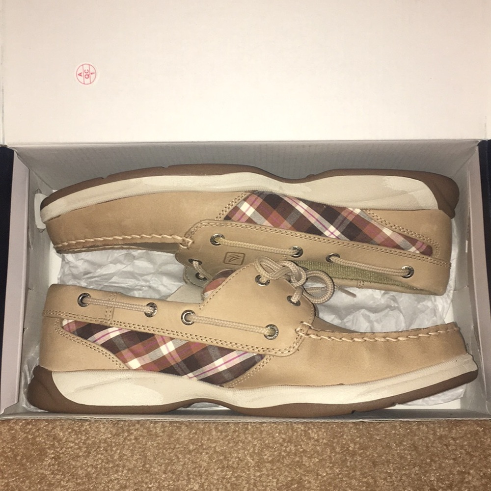 Tan Sperry Top-sider Loafers